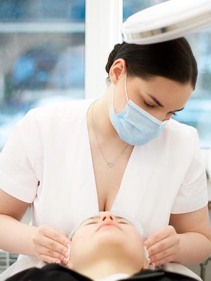 Очищение кожи -миндальный пилинг