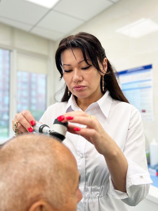 Трихоскопія шкіри голови Київ